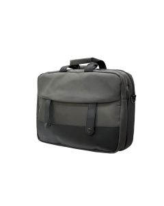 L'AVVENTO (BG633) Double Business Laptop Shoulder Bag fits up to 15.6" - Gray