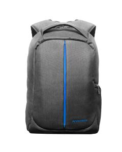 L'AVVENTO Discovery Laptop Anti-Theft Backpack fit up to 15.6”  Nylon  with Padded Laptop Compartment - Gray