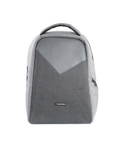 L'AVVENTO Laptop Backpack, Made by High Quality Nylon Material with L'AVVENTO Zipper Puller fits up to 15.6"- Gray