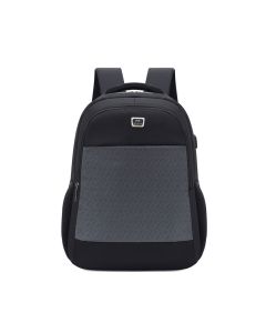 Curious Man Laptop Backpack 15.6  Grey*Black – D1-7