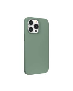 Devia Back Cover for iPhone 14 Plus Nature Series Silicone Magnetic Case (6.7) - Green