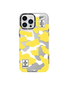 Youngkit Back Cover for iPhone 13 pro Camouflage Series Case - Yellow