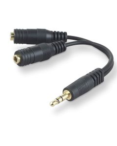 2B (CV113) Cable Two speakers to one sound source - Black
