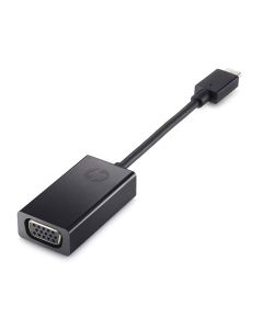 أتش بي أدابتر من USB-C الي VGA موديل P7Z54AA - أسود