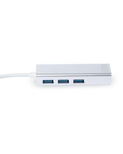 2B (CV568) Type-C - 3 USB 3.0 Ports HUB with Ethernet Adapter