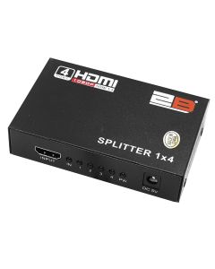 2B (CV666) HDMI Splitter 1 to 4 Automatic Detection with Power Adapter