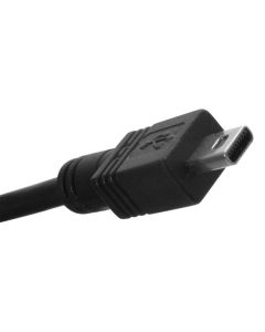 2B (DC056) USB mini oval 8 Pin - Black