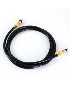 2B (DC557) - Toslink Fiber Optical Cable for Sound - 1.5M - Black