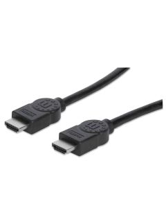 مانهاتن كابل من HDMI Male الي HDMI Male طوله 1.8 متر - 355346 - أسود