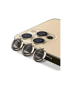 Devia Peak Series Lens Protector 3PCS for iPhone 14 Pro &14 Pro Max - Gold