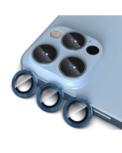 Alloy واقي كاميرا زجاجي لهاتف أيفون 13 برو / 13 برو ماكس - أزرق