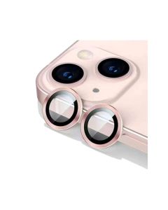 Alloy Glass Lens Protector For iPhone 13/13Mini - Rose gold