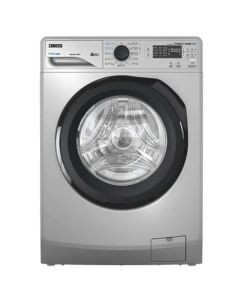 Zanussi Washing Machine Front Load - 7kg Perlamax 1200 Rpm - Silver - Black Door - Zwf7240sb5 - 9416