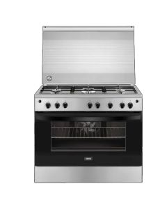 Zanussi Steel plus 5-Burner Cooker With Gas Oven And Hob - Zcg922a6xa - 6503
