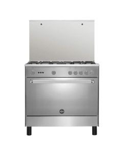 La Germania Freestanding Cooker  5 Gas Burners 90*60  - Stainless - 9C10GRB1X4AWW