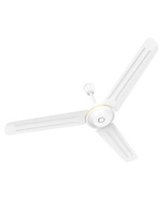 Tornado Ceiling Fan 56 Inch Without Remote Control With 3 Metal Blades & 5 Speeds - White -TCF56WW