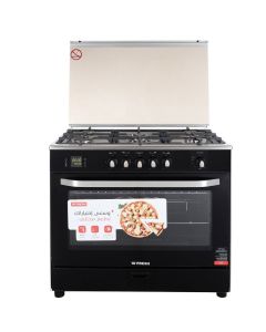 Fresh Gas Cooker Hummer 5 Burners 80x55 Cm With Fan Digital Touch - 7430