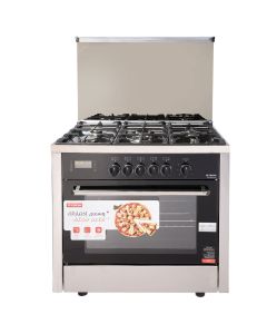 Fresh Gas Cooker 5 Burners 90*60 Safety - Stainless Steel Professional - 12294