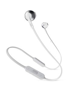 JBL T205BT Wireless In-Ear Headphones - Silver