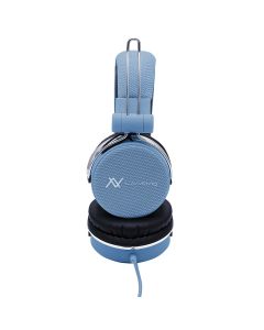 L'AVVENTO (HP06L) Headphone Stereo Golden Plug With 40mm - 1.5M - Blue