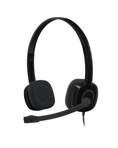Logitech Stereo Headset H151 – EMEA - One Plug - Black