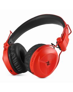 L'AVVENTO (HP235) Bluetooth 5.0 Headphone With Mic Turbo Bass Mode - Red*Black