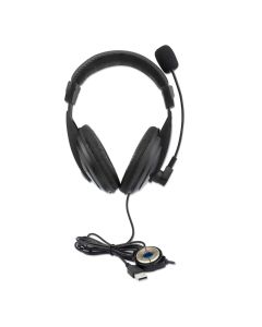 Manhattan 179881 Stereo USB Headset Wired Lightweight Over-ear - Black