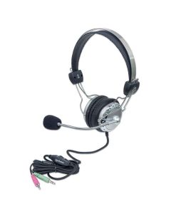 Manhattan 175517 Stereo Headset Easily adjustable with flexible microphone boom