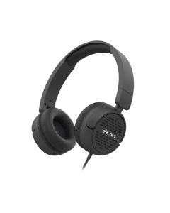 Etrain (HP63B) Wired Stereo Foldable Headphone With MIC 1.5M - Black