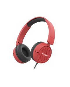 Etrain (HP63R) Wired Stereo Foldable Headphone With MIC 1.5M - Red