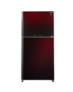 Sharp Refrigerator Inverter Digital No Frost 450L 2 Glass Doors - Red - SJ-GV58G-RD