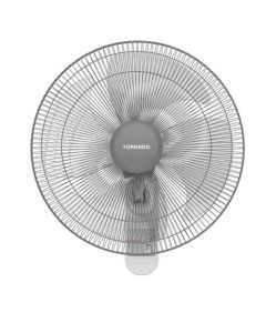 Tornado Wall Fan 16 Inch Without Remote Control With 3 Speeds and 4 Blades - White -TWF-29