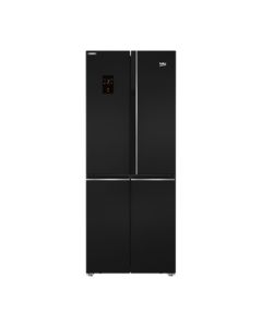Beko Refrigerator 4 Door Nofrost 480L Net 450L Digital Touch Harvest Fresh - Black - GNE480E20ZBH