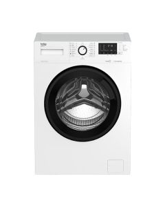 Beko Washing Machine 7 KG Xpress Inverter Steam - White XL Black Door - WTV 7512 XWCI