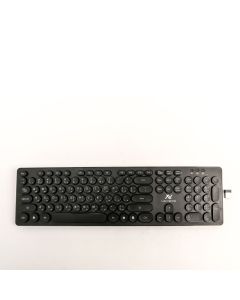 L'AVVENTO (KB206) 2.4G Wireless Keyboard – US+Arabic layout Injection – Black