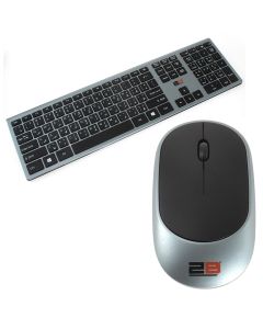 توبى (KB306) لوحة مفاتيح و ماوس لاسلكي Business Series - رمادي غامق*أسود