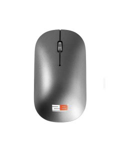 2B (MO876) 2.4GHz Slim Wireless Optical Mouse with Blue Light - Gray