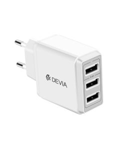 Devia Smart series USB 3 Ports Charger - White