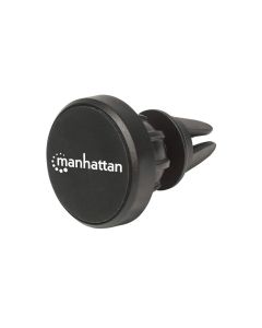 Manhattan Magnetic Car Air-Vent Phone Mount Adjustable Clip-on Quick Attach and Release Non-Skid Pad - Black