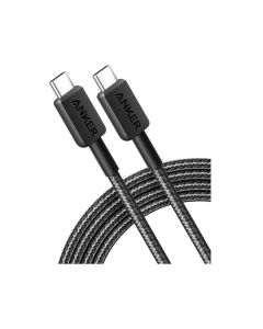 أنكر كابل 322 من USB-C الي USB-C طوله 3 قدم A81F5H11 - أسود