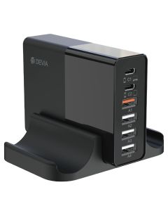 Devia Extreme Speed Series 80W Multi-port Desktop Charger EU - Black