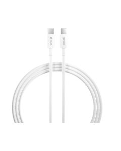 DEVIA EC317 Smart Series PD Cable 100W Type-C To Type-C - 5A 1.5M - White