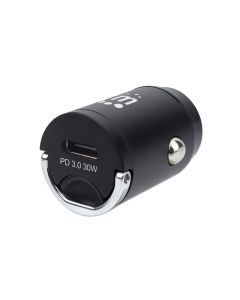Manhattan Power Delivery Mini Car Charger 30 W USB-C Power Delivery Port up to 30 W 102421 - Black