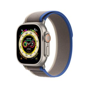  Buy Apple Watch Ultra [GPS + Cellular 49 mm] smart watch  w/Rugged Titanium Case & Blue/Grey Trail Loop - S/M. Fitness Tracker,  Precision GPS, Action Button, Extra-Long BatteryLife, Brighter Retina  Display