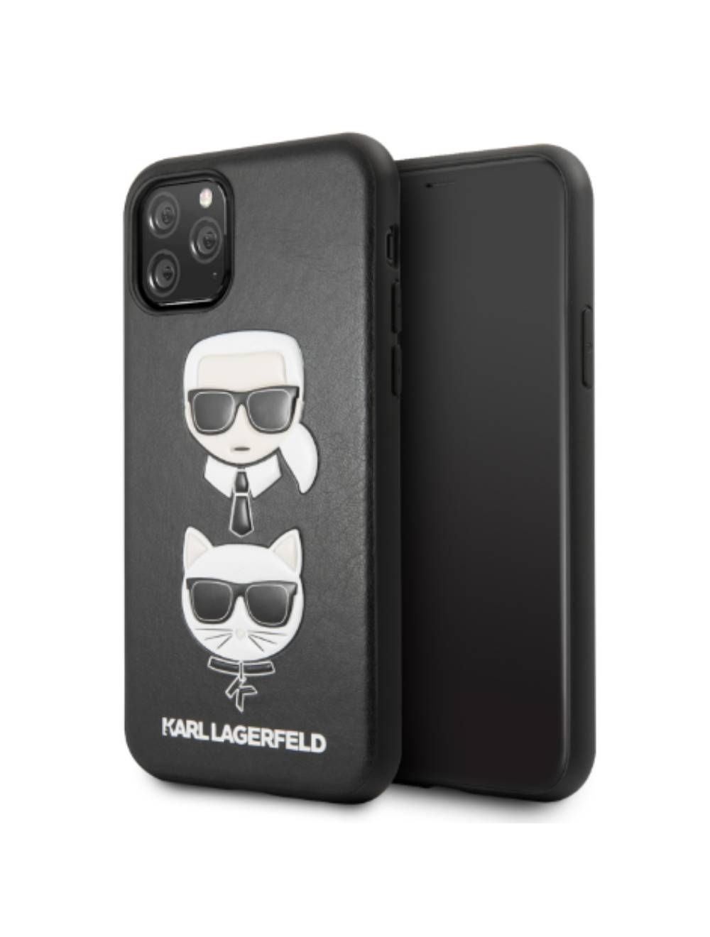 Karl Lagerfeld PU Embossed Hard Case Choupette for iPhone 11 - Black ...