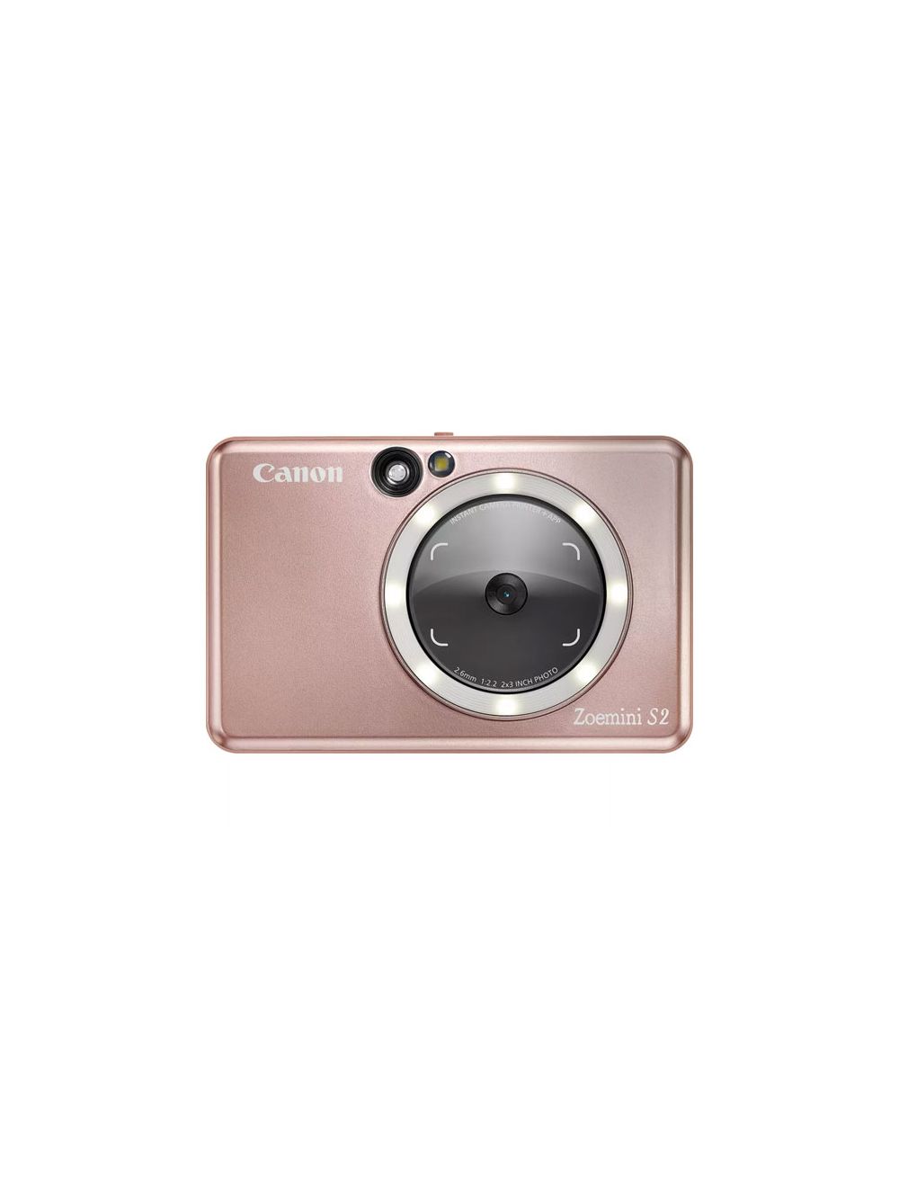 Canon Zoemini S2 Instant Camera Color Photo Printer - Rose Gold - ZV223