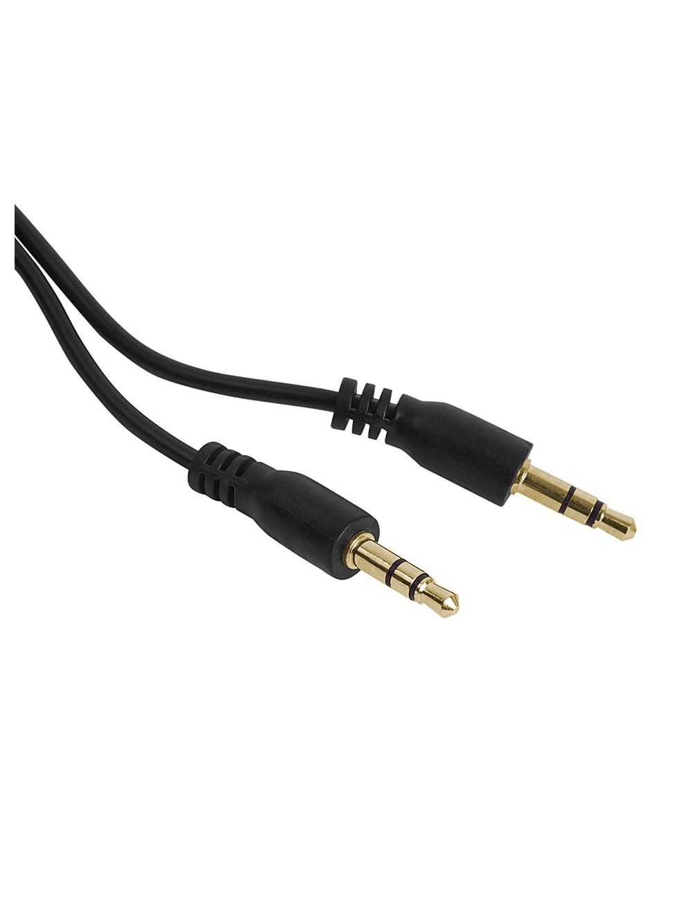 2B (CV076) - Cable AUX to AUX 3.5SP M-M -1M - Black