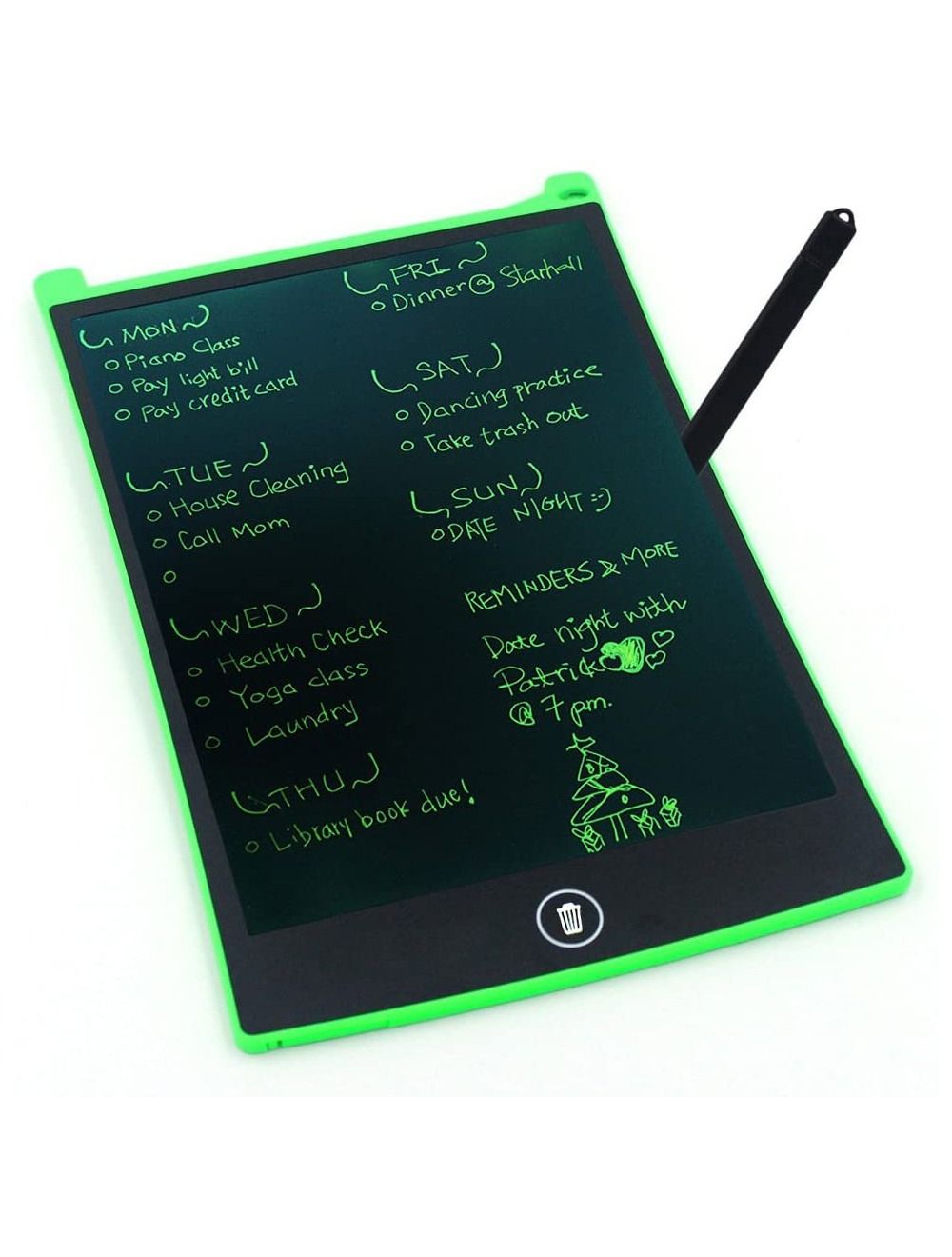 LCD Writing Tablet For Business/Students 12.5 inch Green 2B Egypt