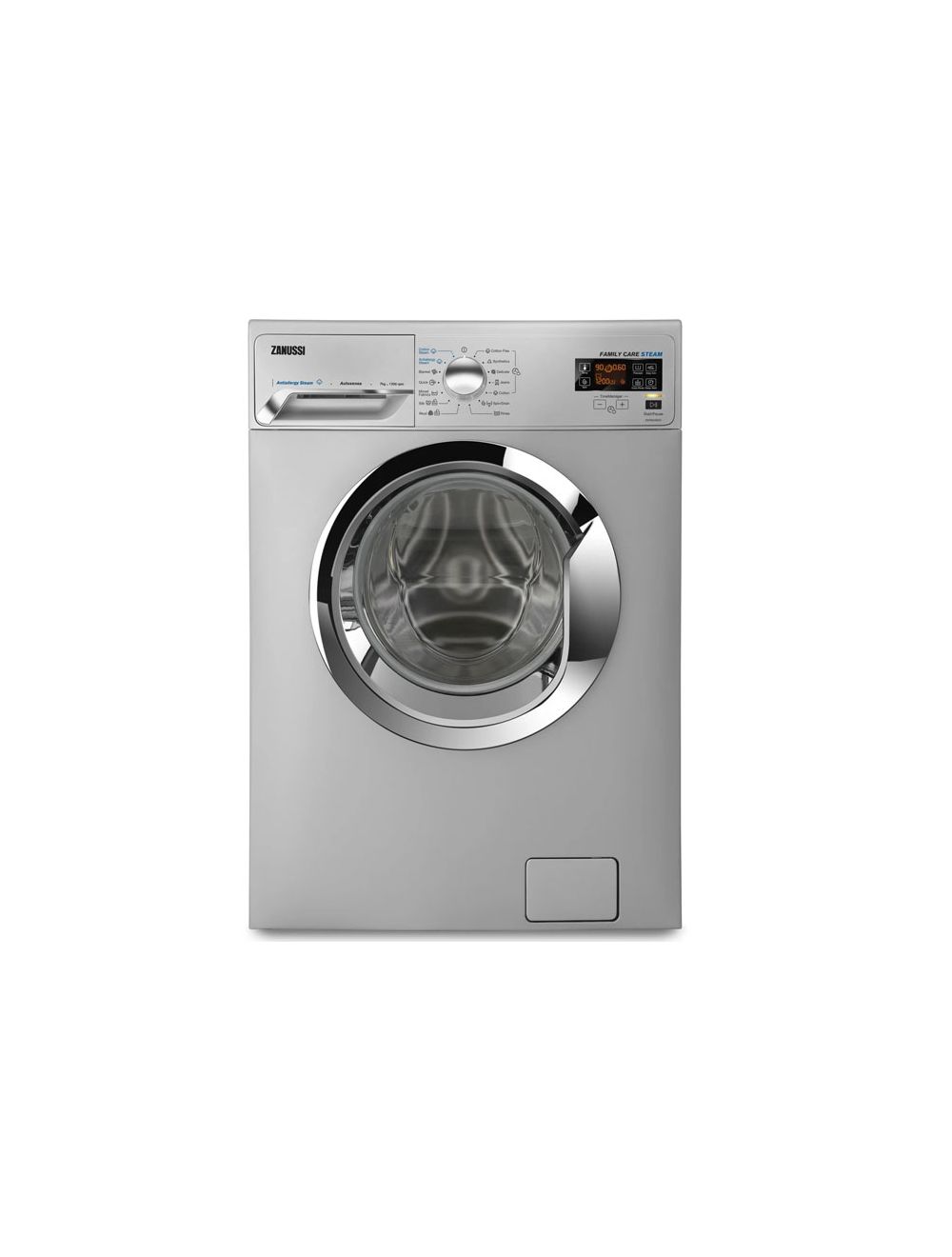 Zanussi Front Loading Washing Machine 7Kg - Silver - ZWF7040SXV | 2B Egypt