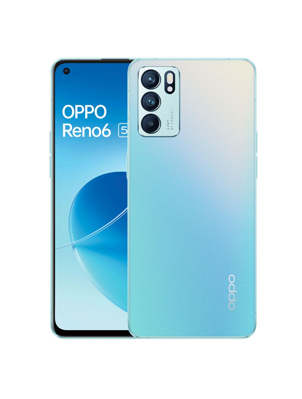 Oppo Reno6 5G - 8GB RAM - 128GB - Aurora| 2B Egypt